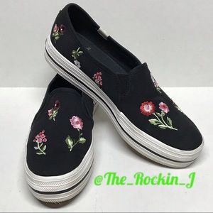 Keds for Kate Spade Floral Triple Deck Slip on 8